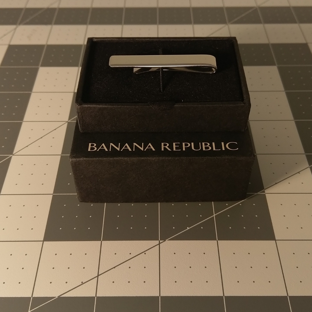 Banana Republic Silver Tie Bar